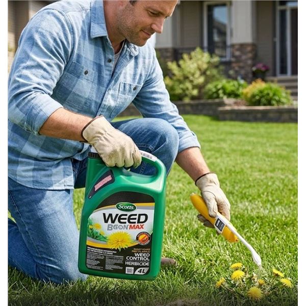 Scotts Weed B Gon Max Weed Control Herbicide 4L with Comfort Wand