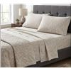 Image 1 : South Point King Size 6-Piece Sheet Set - Polyester Microfiber