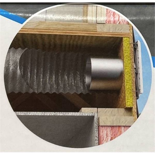 Imperial Flexible Vinyl Duct, 8 In. x 25 Ft.