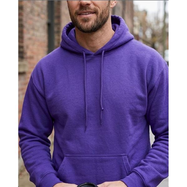 King Athletics Purple Hoodie, Size L, Made in Canada