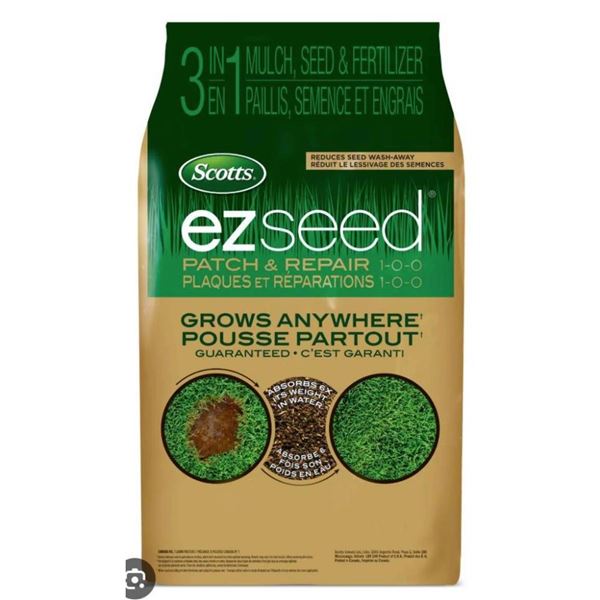 Scotts EZ Seed Patch and Repair 13.3kg (25lb) Mulch, Seed, Fertilizer
