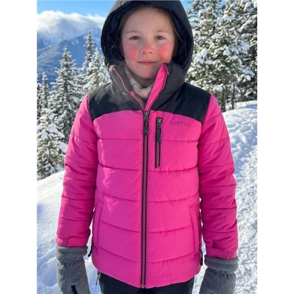 XMTN Pink and Black Winter Jacket, Size 10