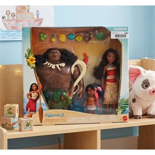 Moana 2 Disney Character Set with Accessories
