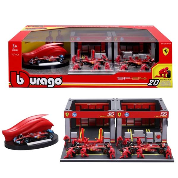 Bburago 1:43 Ferrari Formula Racing Paddock