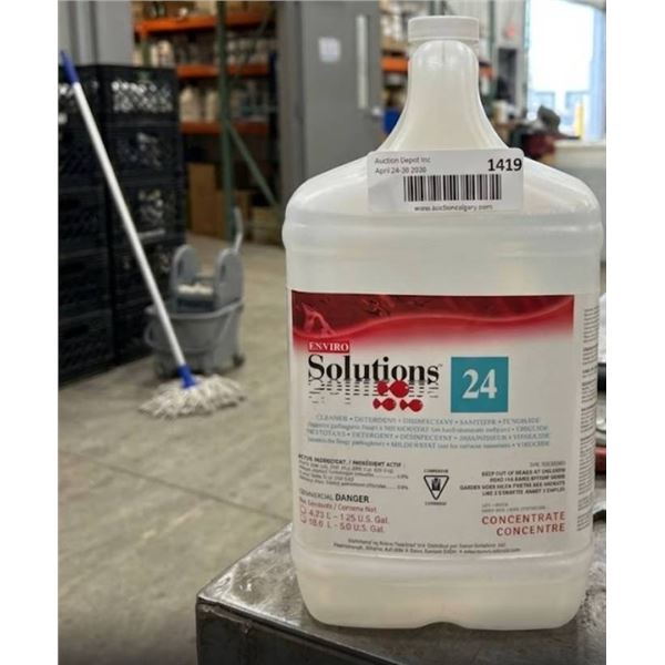 Enviro Solutions 24 Concentrate Cleaner, 1.25 Gal Capacity