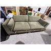 Image 3 : Green Upholstered Sofa With Built-In Storage Compartments