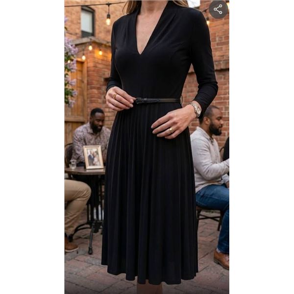 Tommy Hilfiger Women's Long-Sleeve Black Dress, Size 4