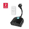 Image 1 : Prime WiFi Smart Outlets with Remote Control, Pack of 2