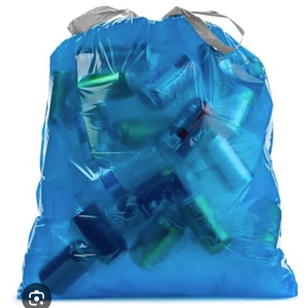 Kirkland Signature Blue Recycling Bags, 30 Gallon, 100 Count
