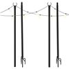 Image 1 : Holiday Styling String Light Pole Double