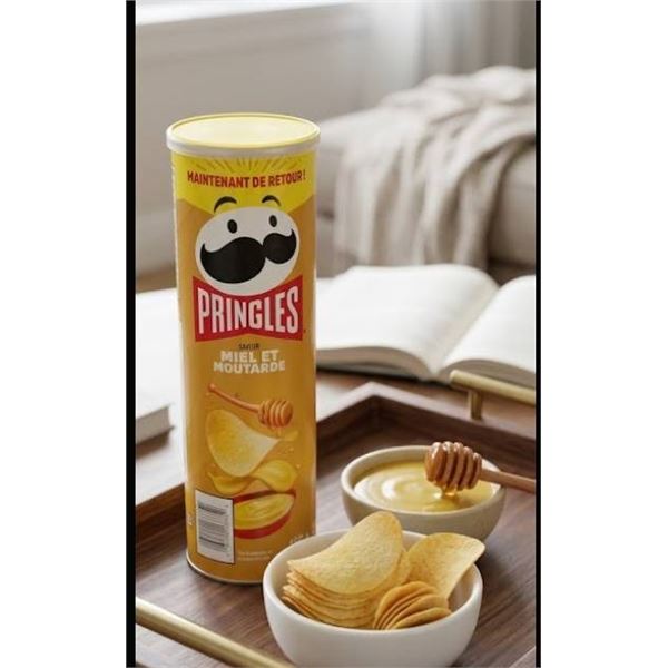 Pringles Chips, Honey Mustard Flavor, 14 x 156g