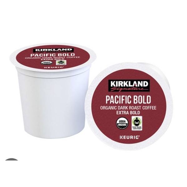 Kirkland Signature Pacific Bold Organic Coffee K-Cups (120 Count)