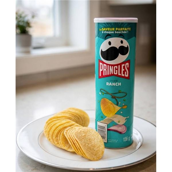 Pringles Ranch Flavor Can, 156g, 14 Units