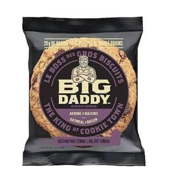 Big Daddy Oatmeal & Raisin Cookies 660g (6 x 110g)