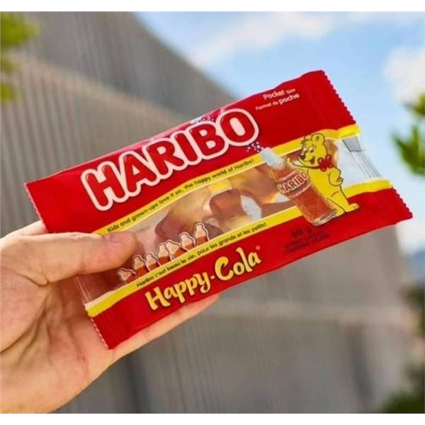 Haribo Happy-Cola Gummy Candies, 18 x 60 g Packs