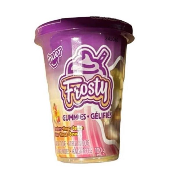 Huer Frosty Gummies ,12 x 100g, Strawberry, Mango And Banana