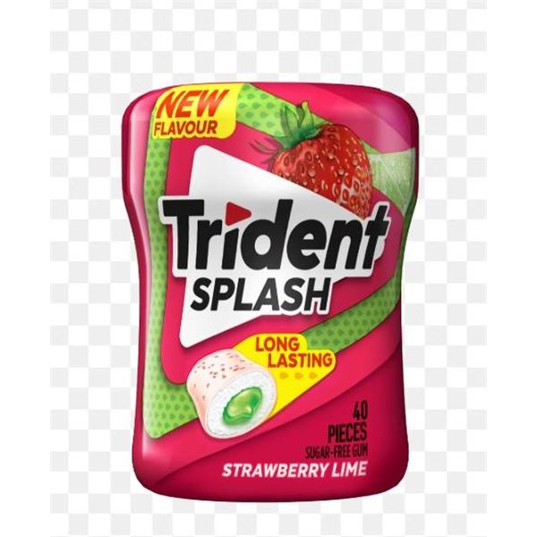 Trident Splash Strawberry Lime Gum 6 x 40pcs