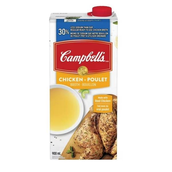 Campbell’s Chicken Broth 12 x 900mL Units