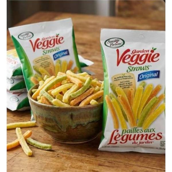 Garden Veggie Straws 511g Snack Pack With 18 Individual Bags