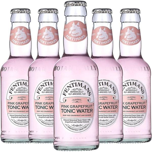 Fentimans Ltd Pink Grapefruit Tonic Water, 8 x 500mL Bottles