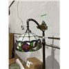 Image 3 : Stained Glass Floor Lamp With Metal Base and 100W Max Capacity