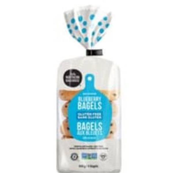 Case of 6 x 4ct Canadian Gluten Free Blueberry Bagels, 400g x 6