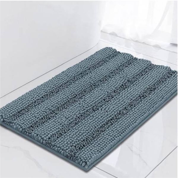 Turquoize Bathroom Bath Rug, 20x32 Inches, Stone Blue