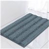 Image 1 : Turquoize Bathroom Bath Rug, 20x32 Inches, Stone Blue