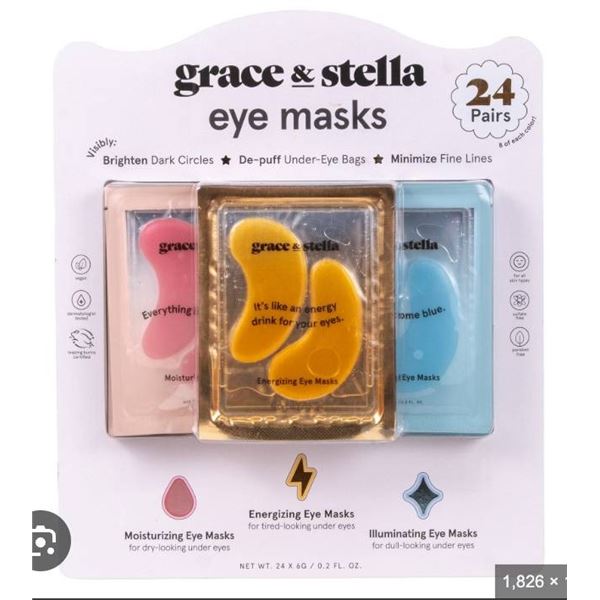 Grace & Stella Eye Mask Heroes 24-Count Variety Pack