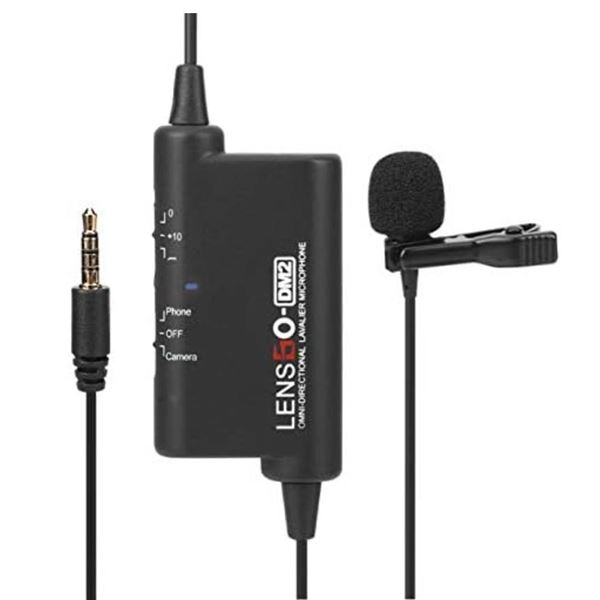 LensGo LYM-DM2 Omnidirectional Lavalier Microphone with 6m Cable