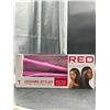Image 2 : Red by Kiss 1-Inch Ceramic Styler Hair Straightener, Model PKV01K