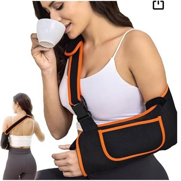Arm Sling for Women&Men with Enhanced Size Adjustable Sling for Arm Support