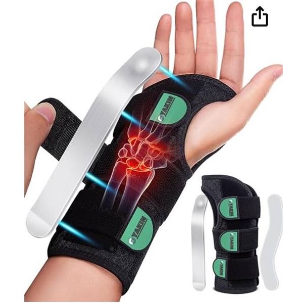 Oyakin Carpal Tunnel Wrist Brace, Right Hand, L/XL,