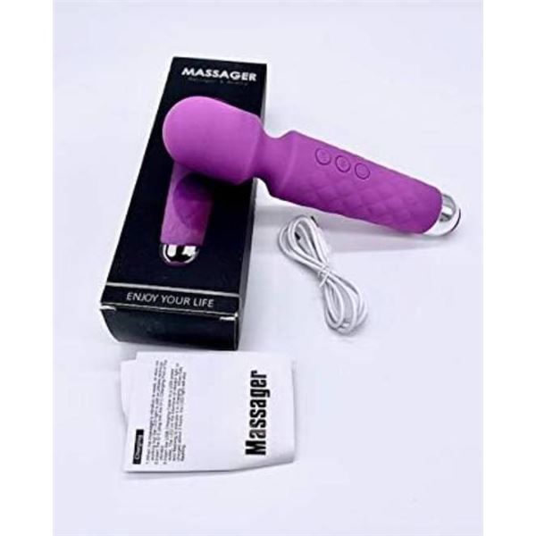 Handheld Wand Massager for Relaxation and Muscle Aches, Purple