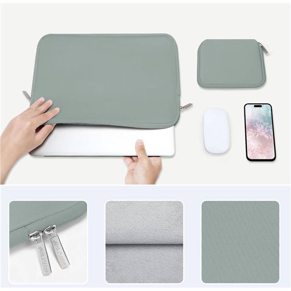 MOSISO Laptop Case 13.3 inch Sleeve Bag  And Accessory Pouch