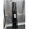 Image 4 : 2-Piece Black Adjustable Rods, 33-59 Inch, Model AIZES1-31-59-B2P-02-B