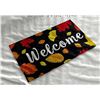 Image 1 : Main Event Coir Welcome Mat, 30x17 Inches, Leaves Design