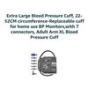 Image 2 : Extra Large Blood Pressure Cuff - Premium Blood Pressure Monitor Cuff Compatible with Omron - 22-60c