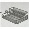 Image 3 : Two-Tier Metal Mesh Spice Rack Shelf Organizer