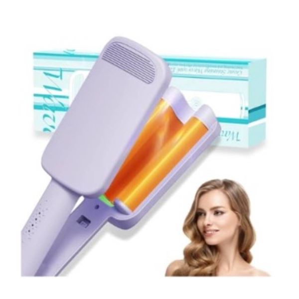 LR-288 Multi-Function Curler, 3 Barrel, 32mm, 35W, Purple