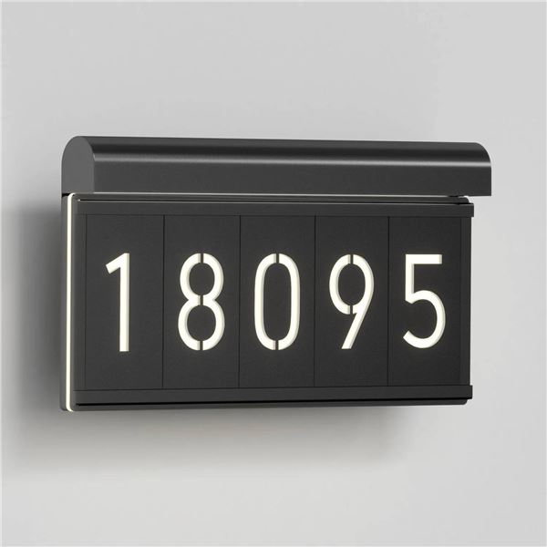 Artika Bowen LED Address Wall Light with Selectable White Temperature