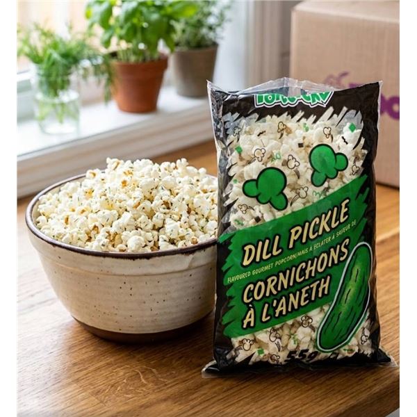 Too Corny Gourmet Popcorn Dill Pickle Flavor 12 x 55g Bags