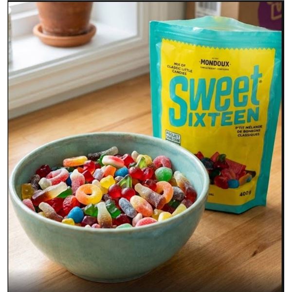Sweet Sixteen Mix of Classic Little Candies 400 g (Pack of 6 Bags)