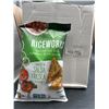 Image 2 : Riceworks Salsa Fresca Flavored Gourmet Rice Snacks 155g, Lot of 14