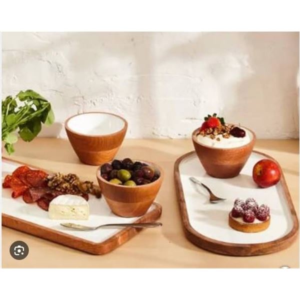 5-Piece Enameled Serving Set by Home Inspiration for Seidel
