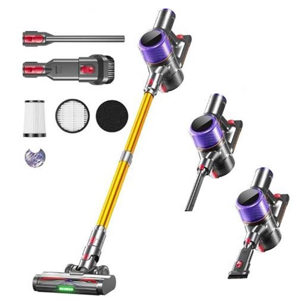 ZVSAHYX Cordless Vacuum Cleaner With Yellow Finish