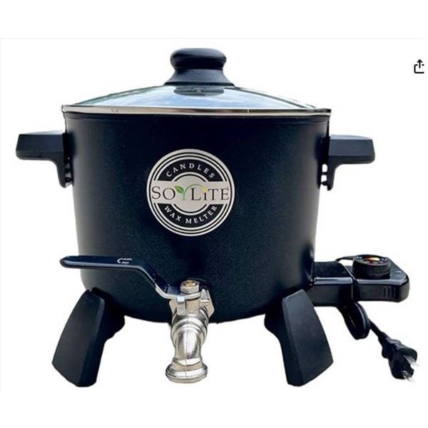 Aroparc Electric Wax Melter With 6L Capacity and Copper Core Valve