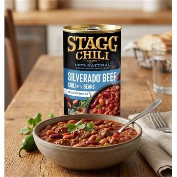 Stagg Chili Silverado Select Beef Chili with Beans 6 Cans x 425g