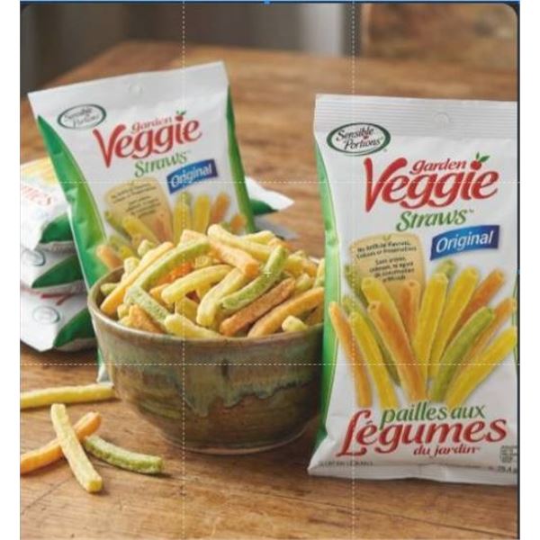 Sensible Portions Garden Veggie Straws Potato and Vegetable Snacks, 511g