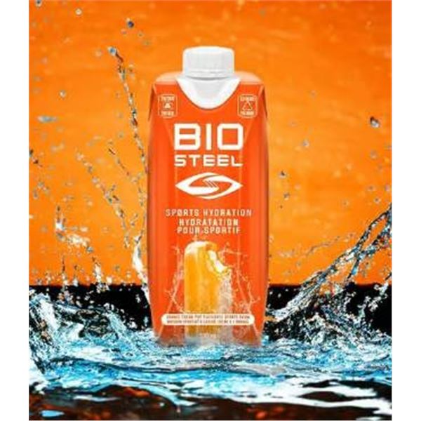 BioSteel Sports Hydration Orange Cream Pop 12 x 500 ML